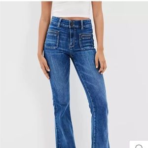 American Eagle Next Level Super High-Waisted Flare Jeans (NWOT)
